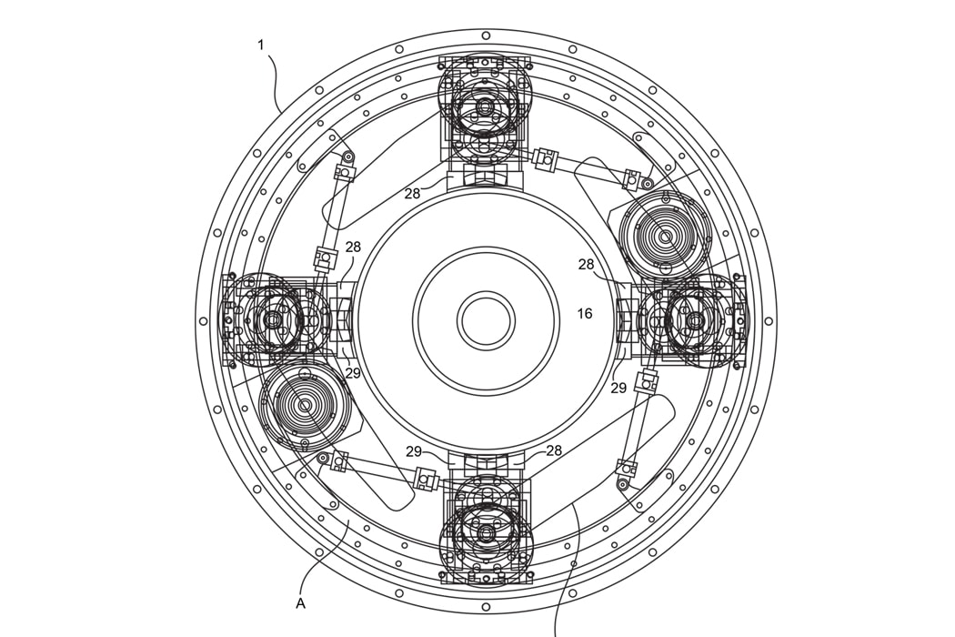 Mechanical Device Patent Drawing