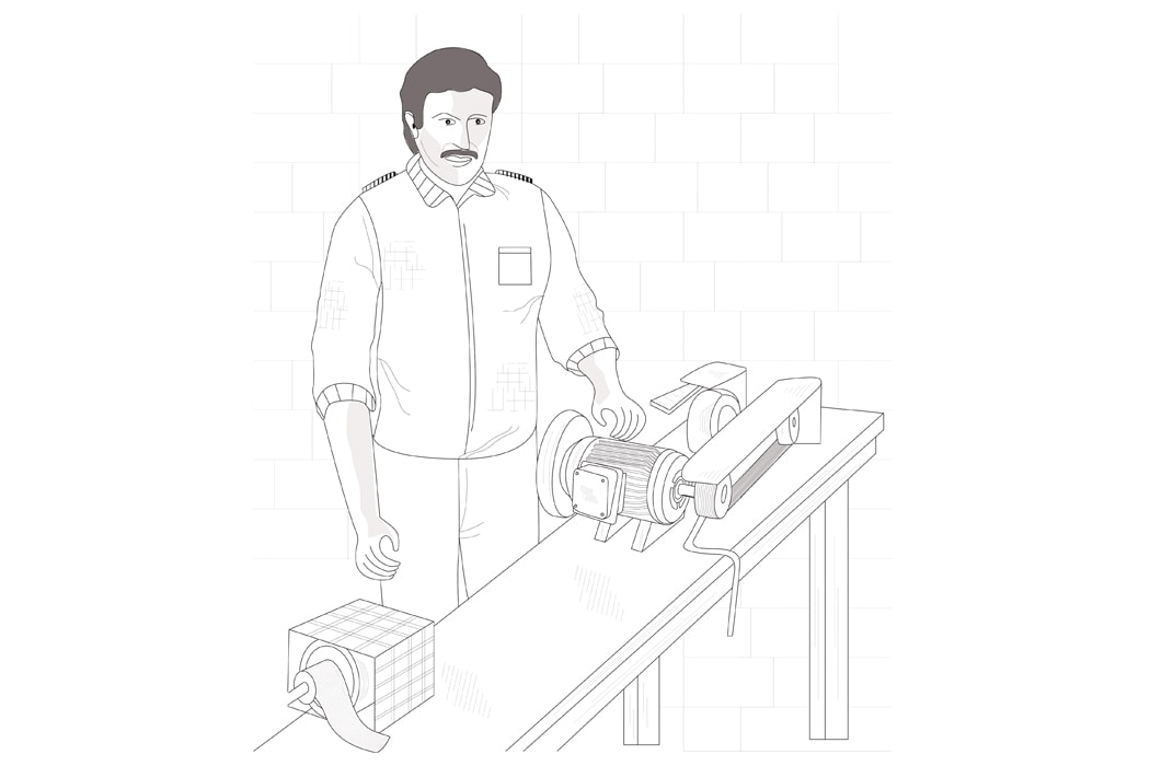 Lathe Machine Patent Drawing